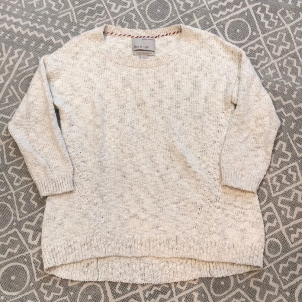Oatmeal/Tan sweater, worn only one time.